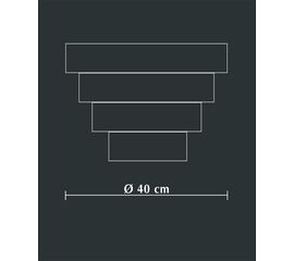 Люстра Stillux TOWER 1701/PLF40, фото 1