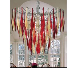 Люстра Stillux GLASSIS 1297/20 OR, фото 1