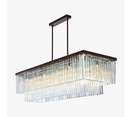 Люстра Bella Figura Large Two Tier Rectangular Chandelier CL452, фото 1