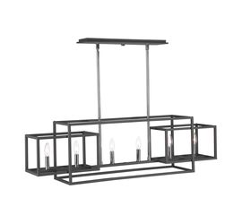 Подвесной светильник UTTERMOST Quadrangle, 6 Lt Chandelier, фото 1