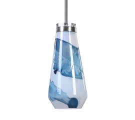 Подвесной светильник UTTERMOST Windswept Blue &amp; White, 1 Lt Mini Pendant, фото 1