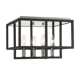 Потолочный светильник UTTERMOST Quadrangle, 4 Lt Flush Mount, фото 1