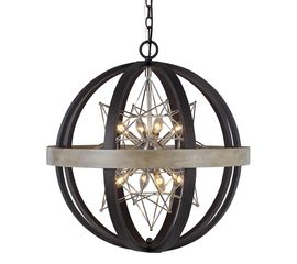 Люстра UTTERMOST Polaris, 8 Lt Pendant, фото 1