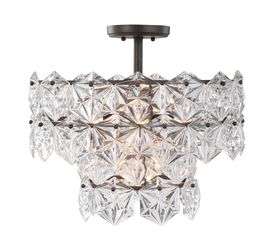Люстра UTTERMOST Julius, 5 Lt Semi Flush, фото 1