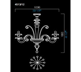 Люстра Barovier&amp;Toso 4513/12, фото 1