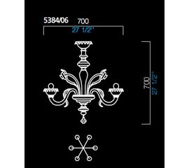 Люстра Barovier&amp;Toso 5384/06, фото 1