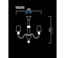 Люстра Barovier&amp;Toso 5562/05, фото 1