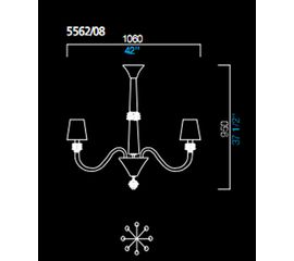 Люстра Barovier&amp;Toso 5562/08, фото 1