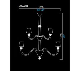 Люстра Barovier&amp;Toso 5562/18, фото 1