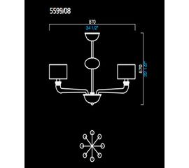 Люстра Barovier&amp;Toso 5599/08, фото 1