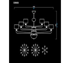 Люстра Barovier&amp;Toso 5599/30, фото 1
