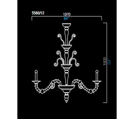 Люстра Barovier&amp;Toso 5560/12, фото 1