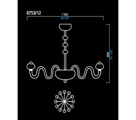 Люстра Barovier&amp;Toso 6753/12, фото 1