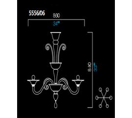 Люстра Barovier&amp;Toso 5556/06, фото 1