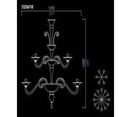 Люстра Barovier&amp;Toso 5556/18, фото 1