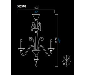 Люстра Barovier&amp;Toso 5555/08, фото 1