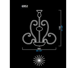 Люстра Barovier&amp;Toso 6952, фото 1