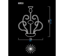 Люстра Barovier&amp;Toso 6953, фото 1