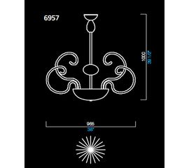 Люстра Barovier&amp;Toso 6957, фото 1