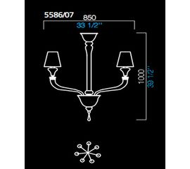 Люстра Barovier&amp;Toso 5586/07, фото 1