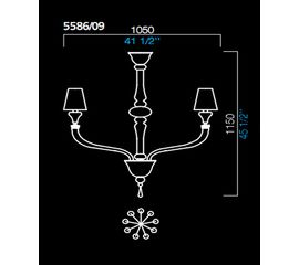 Люстра Barovier&amp;Toso 5586/09, фото 1
