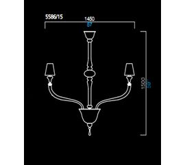 Люстра Barovier&amp;Toso 5586/15, фото 1