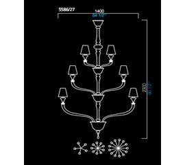 Люстра Barovier&amp;Toso 5586/27, фото 1
