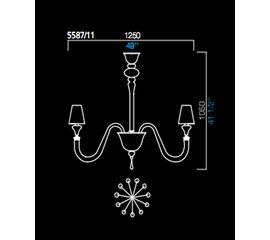 Люстра Barovier&amp;Toso 5587/11, фото 1