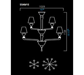 Люстра Barovier&amp;Toso 5549/15, фото 1