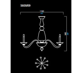 Люстра Barovier&amp;Toso 5600/09, фото 1