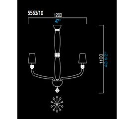 Люстра Barovier&amp;Toso 5563/10, фото 1