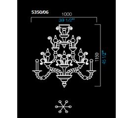 Люстра Barovier&amp;Toso 5350/06, фото 1
