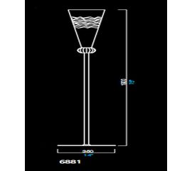 Напольный светильник Barovier&amp;Toso 6881, фото 1