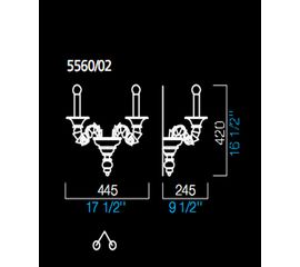 Настенный светильник Barovier&amp;Toso 5560/02, фото 1