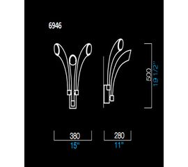 Настенный светильник Barovier&amp;Toso 6946, фото 1
