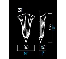 Настенный светильник Barovier&amp;Toso 5511, фото 1