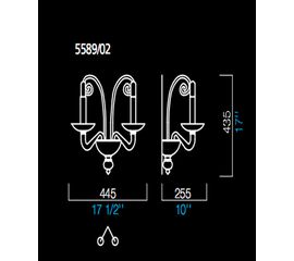 Настенный светильник Barovier&amp;Toso 5589/02, фото 1