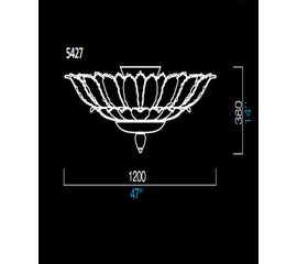 Потолочный светильник Barovier&amp;Toso 5427, фото 1