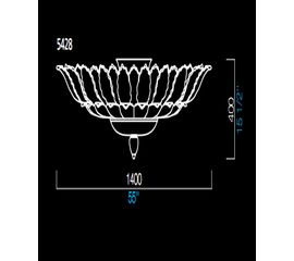 Потолочный светильник Barovier&amp;Toso 5428, фото 1