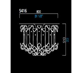Потолочный светильник Barovier&amp;Toso 5416, фото 1