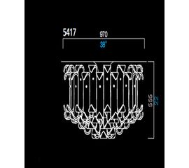 Потолочный светильник Barovier&amp;Toso 5417, фото 1