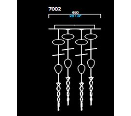 Потолочный светильник Barovier&amp;Toso 7002, фото 1