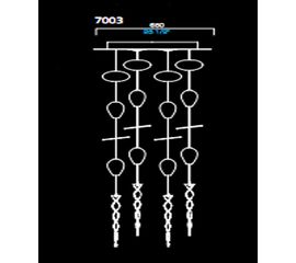Потолочный светильник Barovier&amp;Toso 7003, фото 1