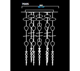 Потолочный светильник Barovier&amp;Toso 7005, фото 1