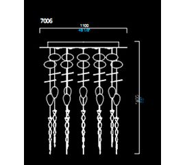 Потолочный светильник Barovier&amp;Toso 7006, фото 1