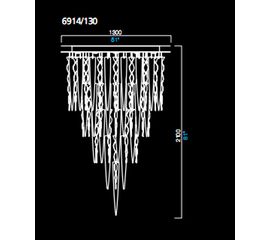 Потолочный светильник Barovier&amp;Toso 6914/130, фото 1