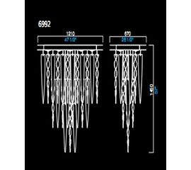 Потолочный светильник Barovier&amp;Toso 6992, фото 1
