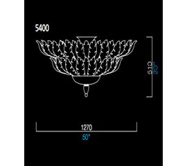 Потолочный светильник Barovier&amp;Toso 5400, фото 1