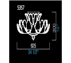 Потолочный светильник Barovier&amp;Toso 5357, фото 1