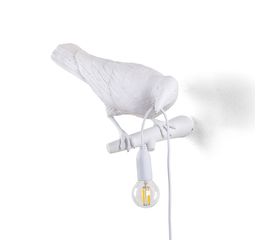 Настенный светильник Seletti Bird Lamp White Looking Right, фото 1